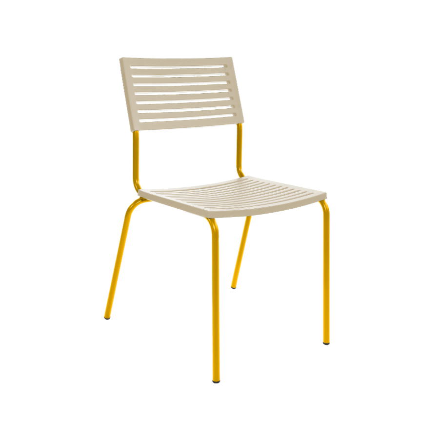 Schaffner Lamello ohne Armlehne - yellow - pastel sand