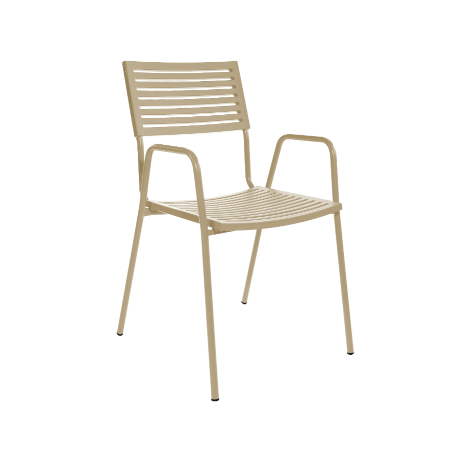 Schaffner Lamello mit Armlehne -Pastel brown -  pastel brown