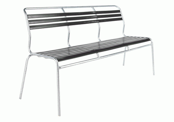 Schaffner Lättlibank Säntis 3er ohne Armlehne