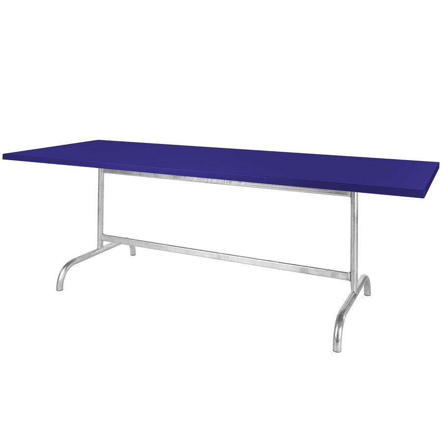 Schaffner Metalltisch Säntis 180x80 - Blau