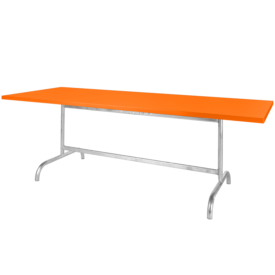 Schaffner Metalltisch Säntis 180x80 - Orange