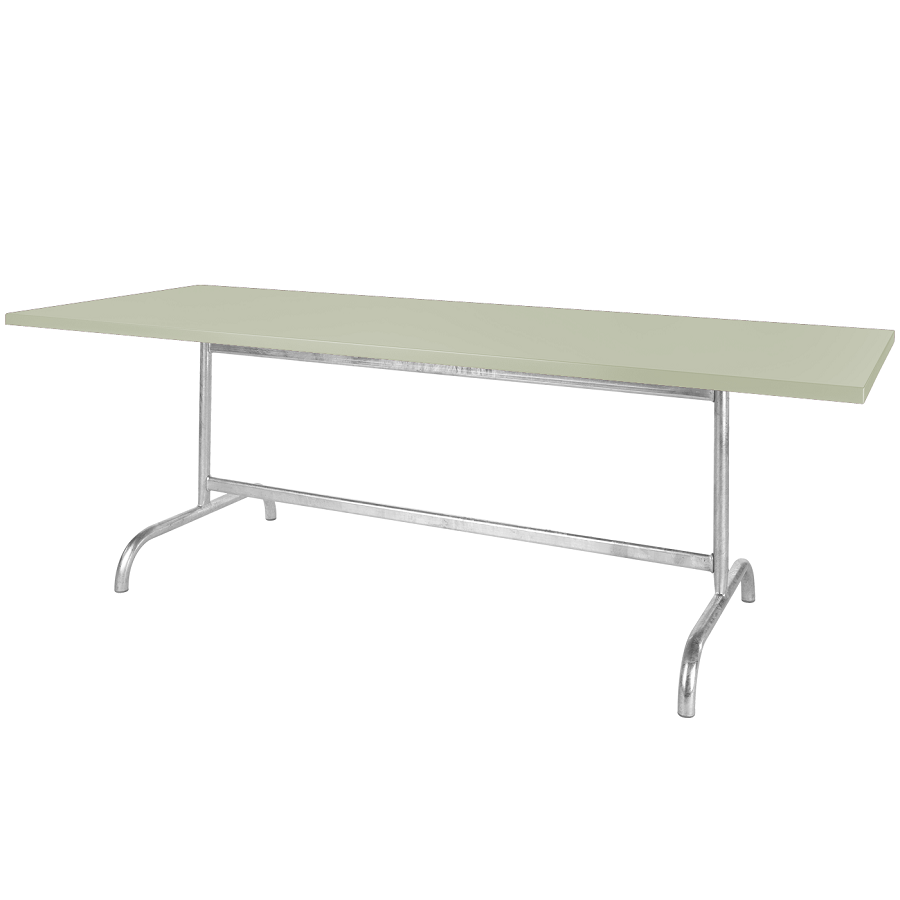 Schaffner Metalltisch Säntis 180x80 - Pastellgrun