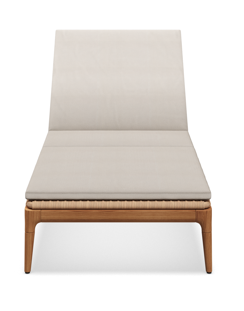 Gloster Lima LOUNGER - Sonnenliege - Blend Linen