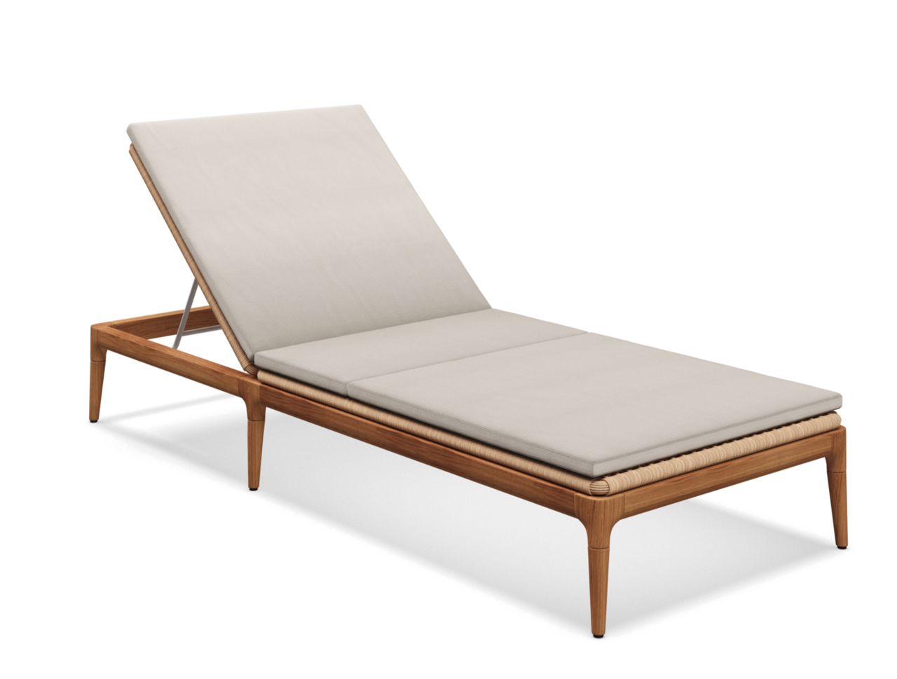 Gloster Lima LOUNGER - Sonnenliege - Blend Linen