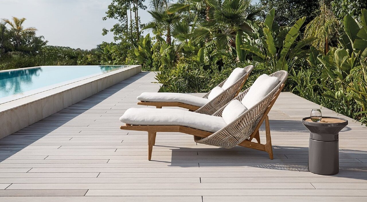Gloster Bora LOUNGER - Loungeliege