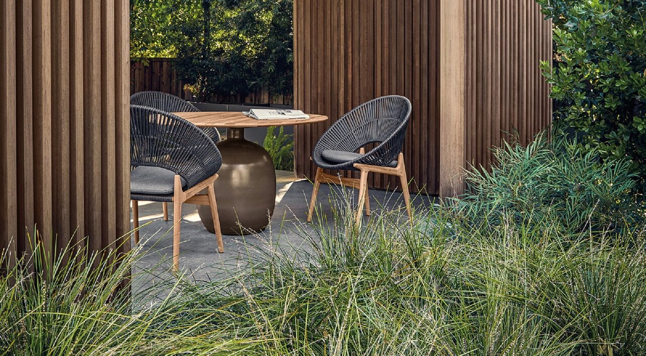 Gloster Bora DINING CHAIR WITH ARMS - Stuhl mit Armlehne