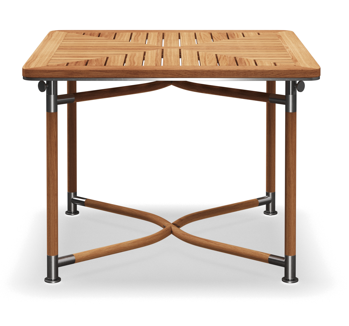 Gloster Navigator 100 cm SQUARE FOLDING DINING TABLE - Klapptisch 