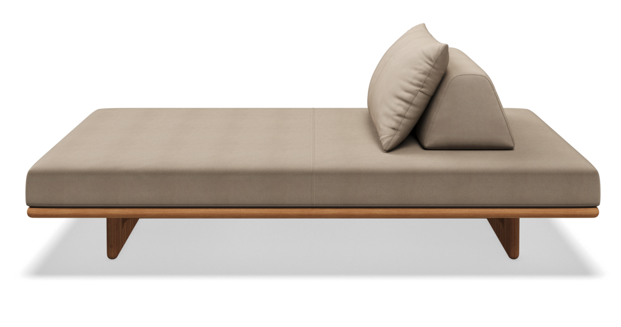 Gloster Deck 223 cm SEATING UNIT - Loungeliege - Blend Sand