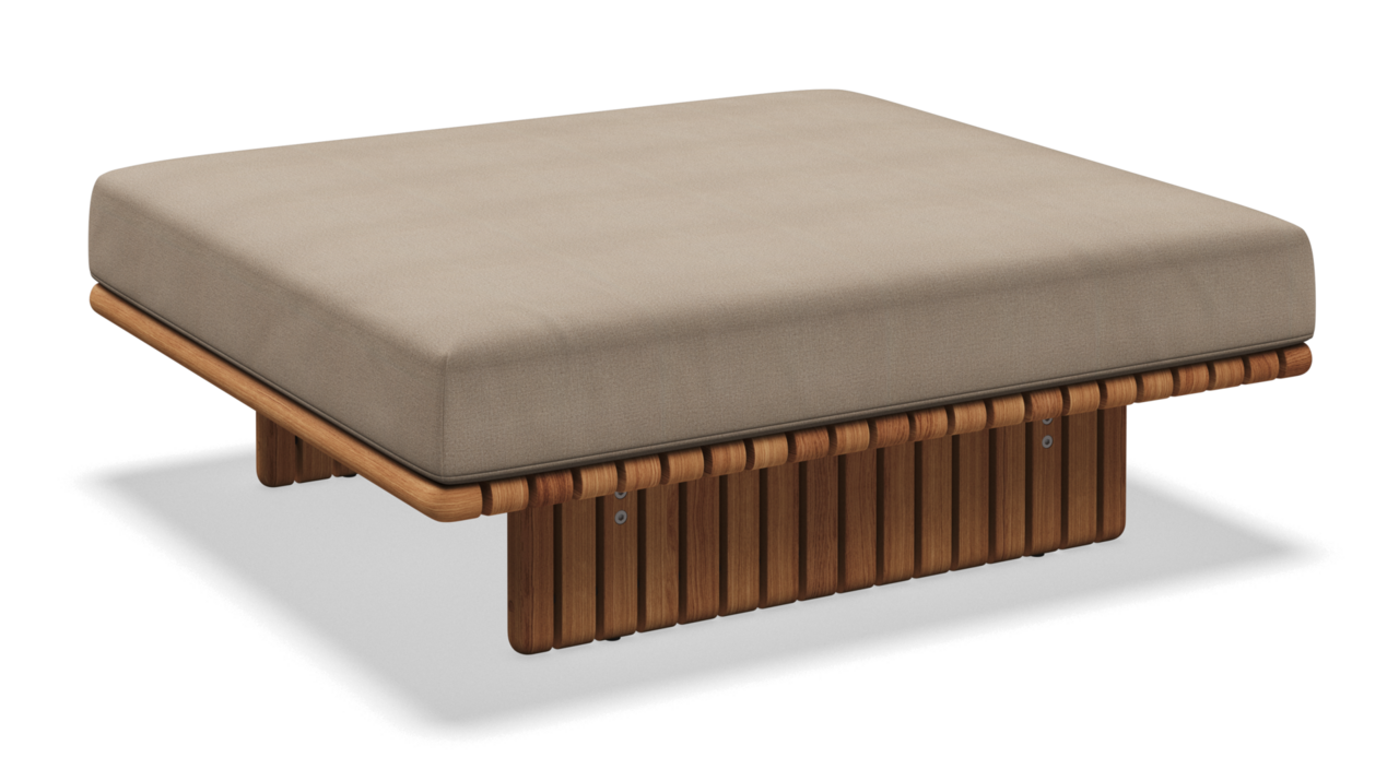 Gloster Deck OTTOMAN - Hocker-Blend Sand