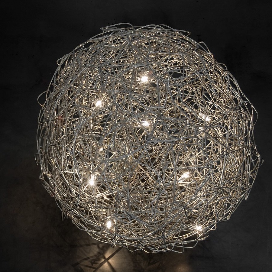 Catellani & Smith FIL DE FER IP65 LED Ø 100 cm - Aluminium Natur