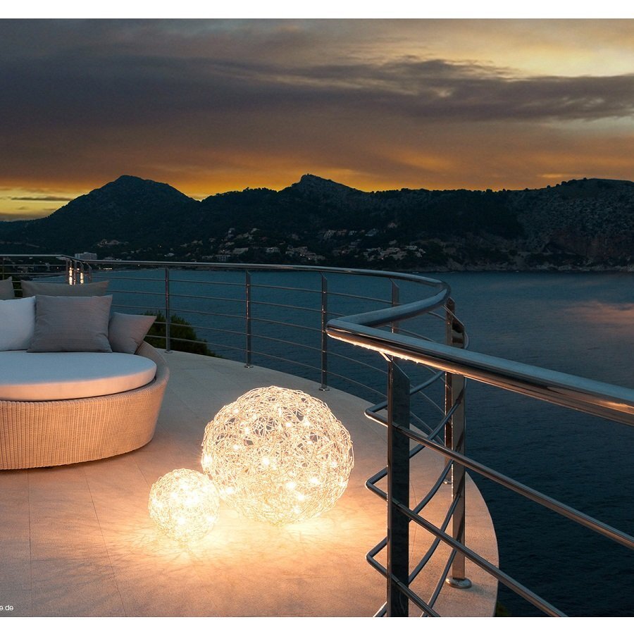 Catellani & Smith FIL DE FER IP65 LED Ø 50 cm - Aluminium in Gold Eloxiert