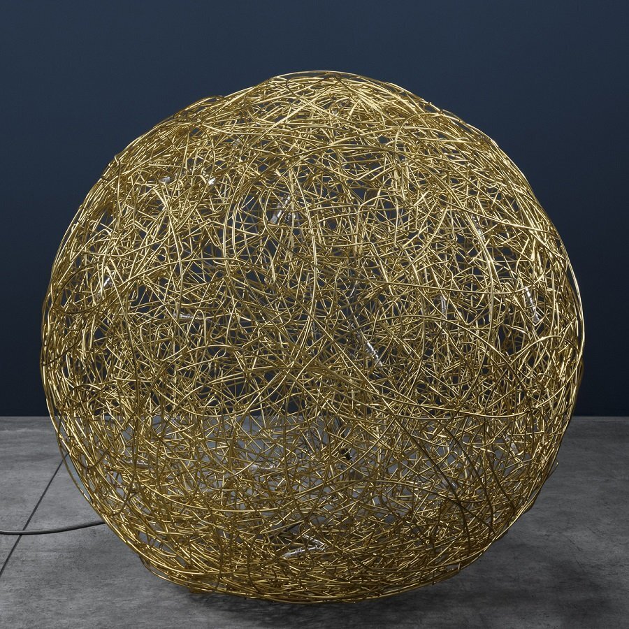 Catellani & Smith FIL DE FER IP65 LED Ø 50 cm - Aluminium in Gold Eloxiert