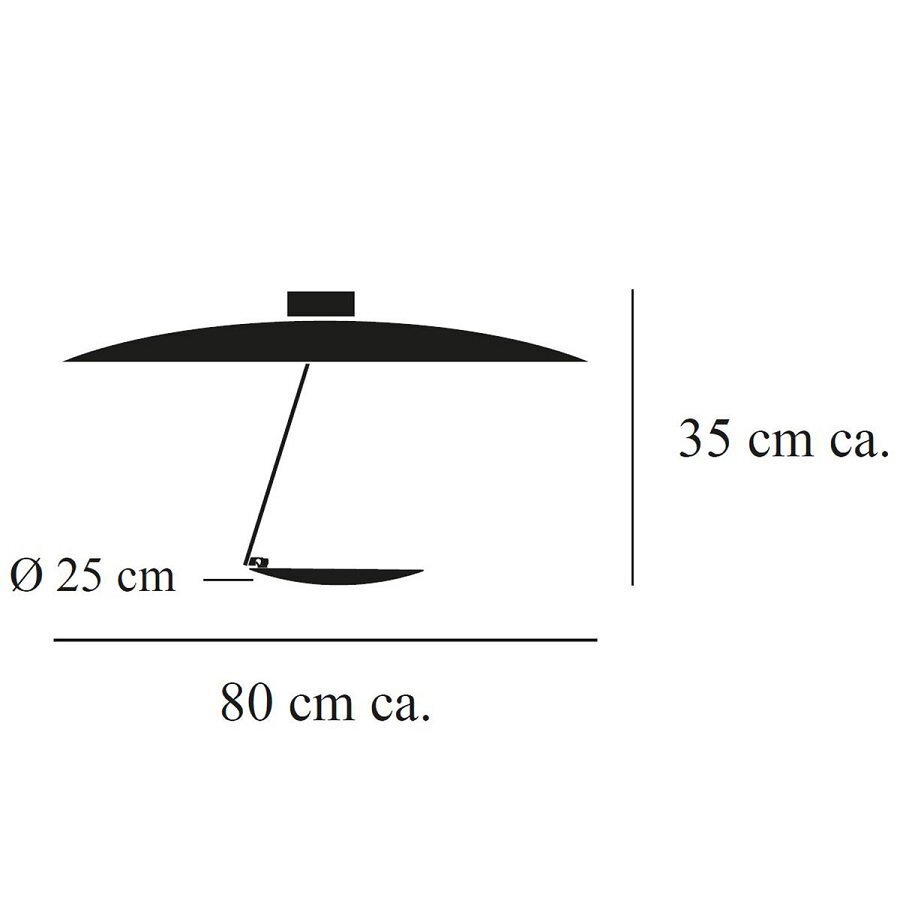 Catellani & Smith Lederam C180 Led-Deckenleuchte
