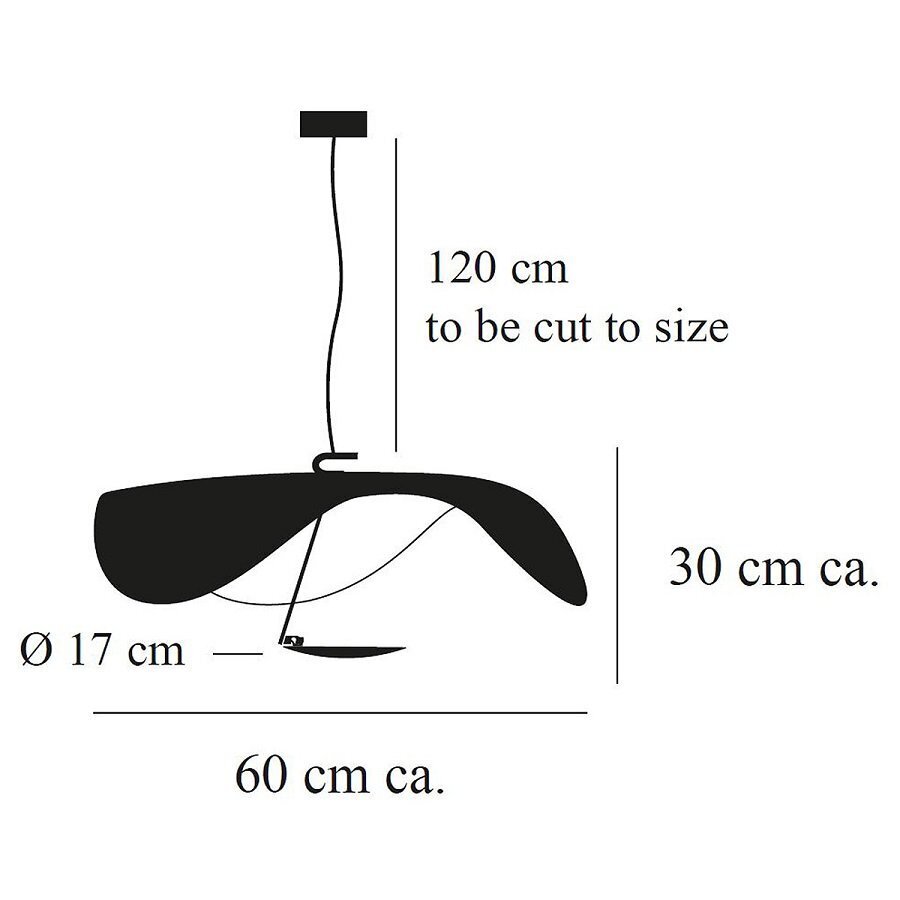 Catellani & Smith Lederam Manta S1 Led-Pendelleuchte