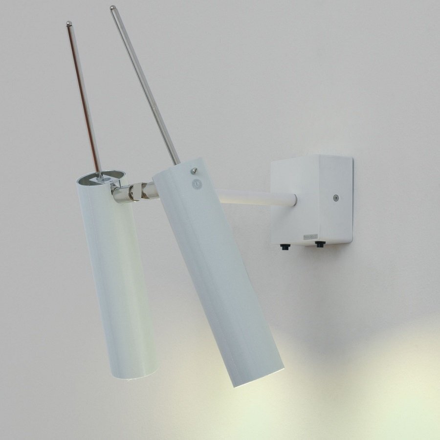 Catellani & Smith LUCENERA 503 LED Wandleuchte - Carbon Weiss