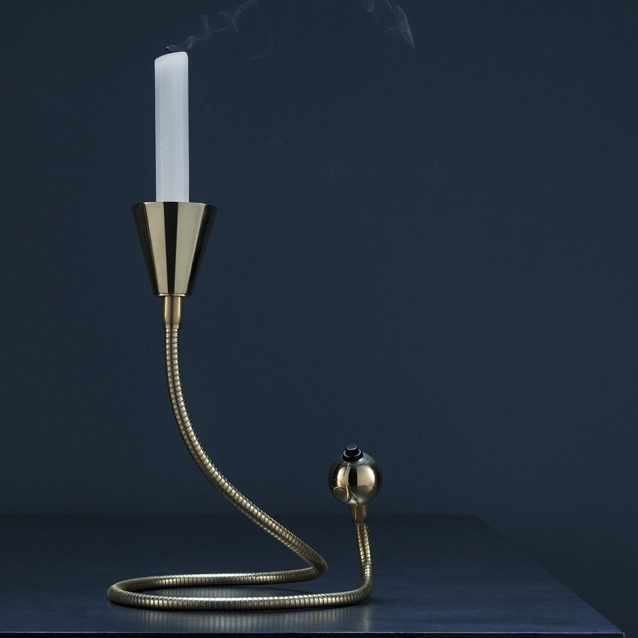 Catellani & Smith MIRACOLO Kerzenhalter Messing