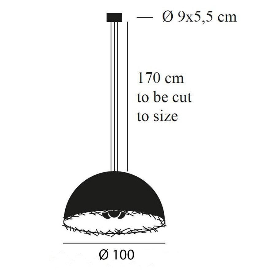 Catellani & Smith POSTKRISI 0049 Pendelleuchte Ø 100 cm
