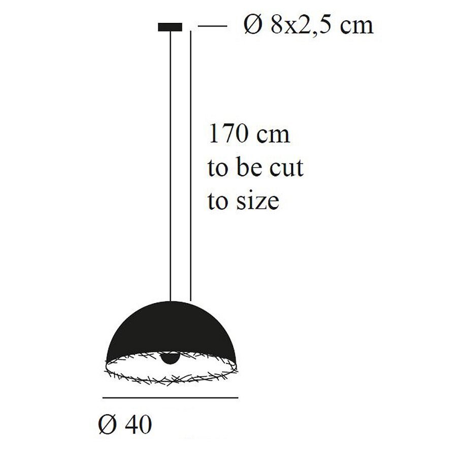 Catellani & Smith POSTKRISI 0049 Pendelleuchte Ø 40 cm