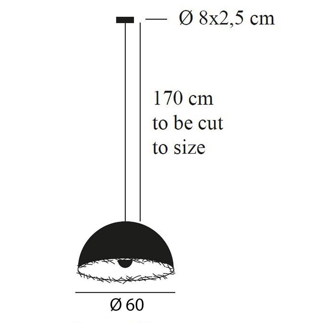 Catellani & Smith POSTKRISI 0049 Pendelleuchte Ø 60 cm