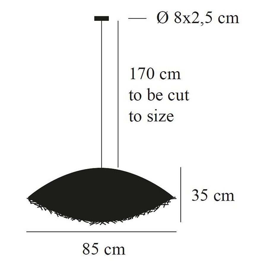 Catellani & Smith POSTKRISI 0050 Pendelleuchte 85 cm