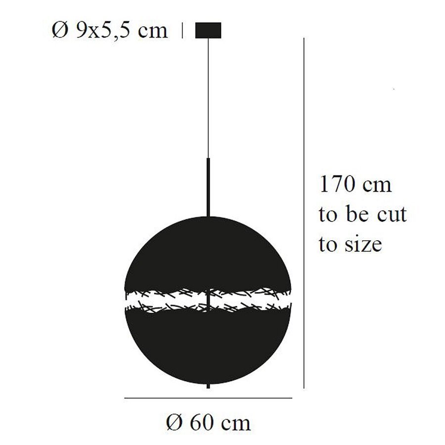 Catellani & Smith POSTKRISI 0066 Pendelleuchte Ø 60 cm
