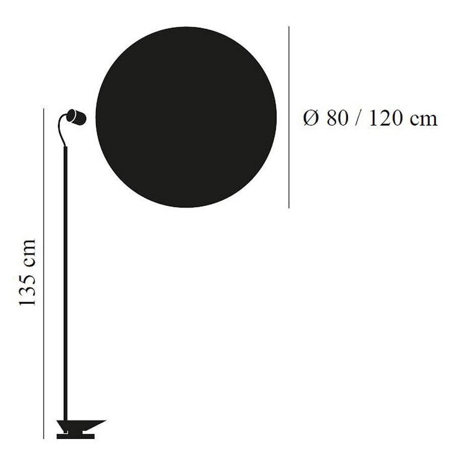 Catellani & Smith STCHU-MOON 08 Wand und Stehleuchte