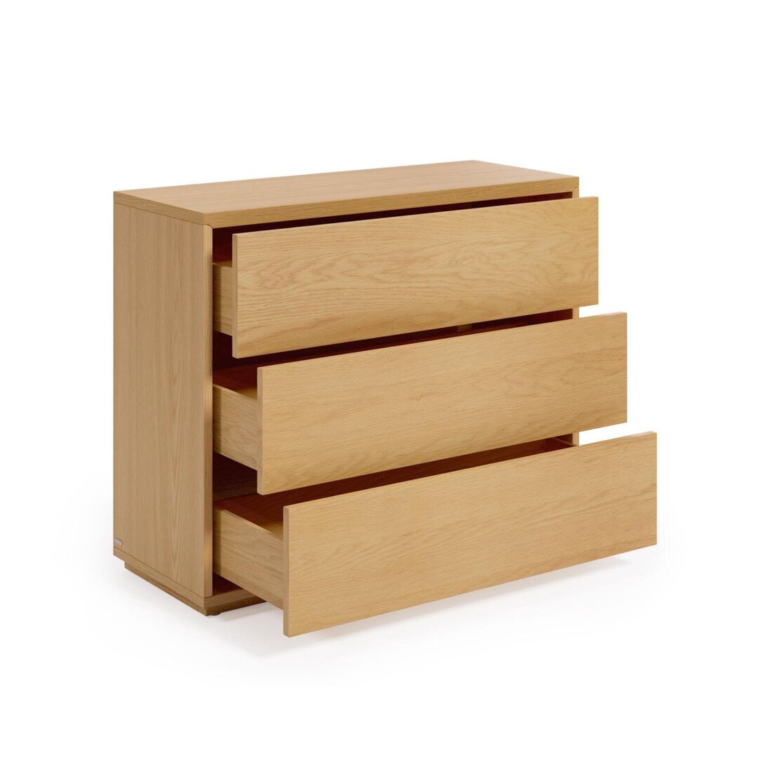 Kave Home ABILEN - Kommode Eiche 90 x 75 cm-Natur