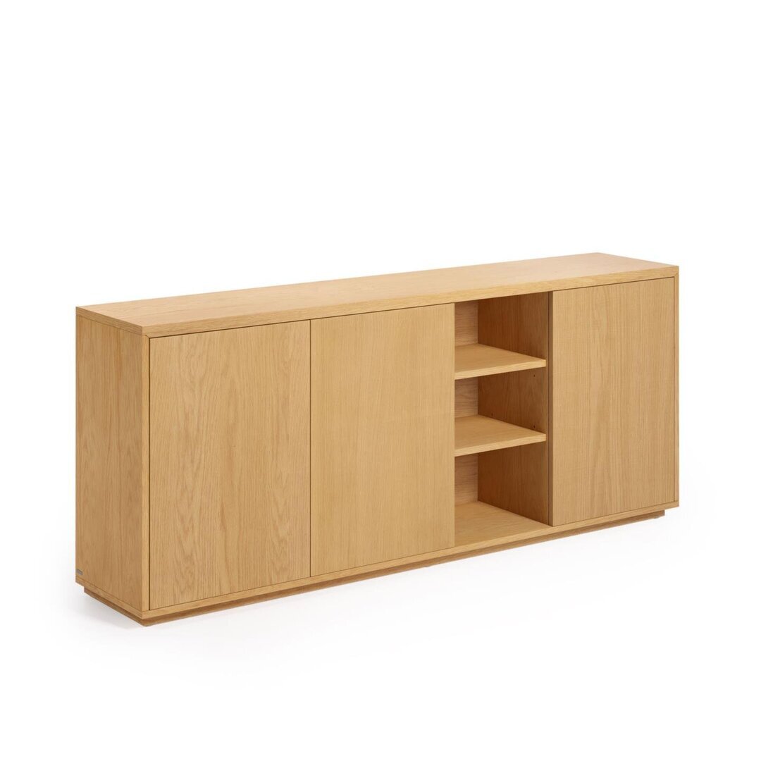 Kave Home ABILEN - Sideboard Eiche 180 x 75 cm-Natur
