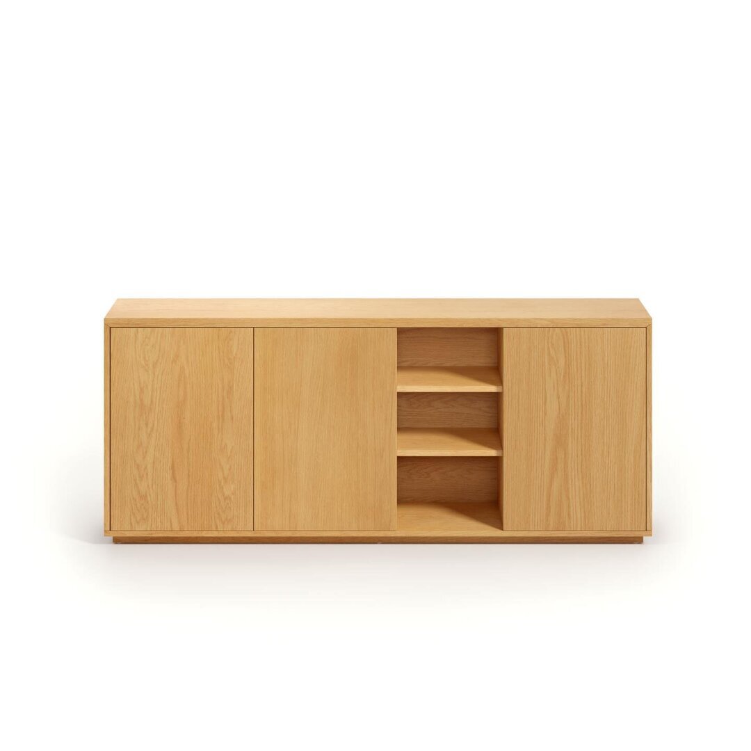 Kave Home ABILEN - Sideboard Eiche 180 x 75 cm-Natur