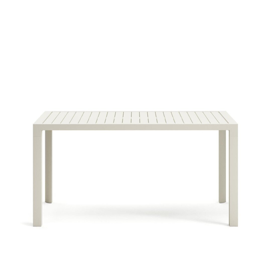 Kave Home CULIP - Gartentisch 150 x 77 cm - Weiß
