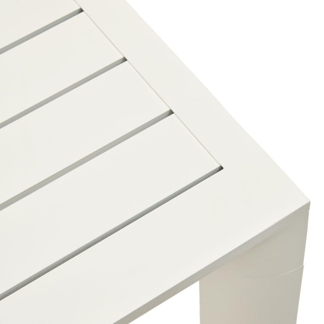 Kave Home CULIP - Gartentisch 150 x 77 cm - Weiß