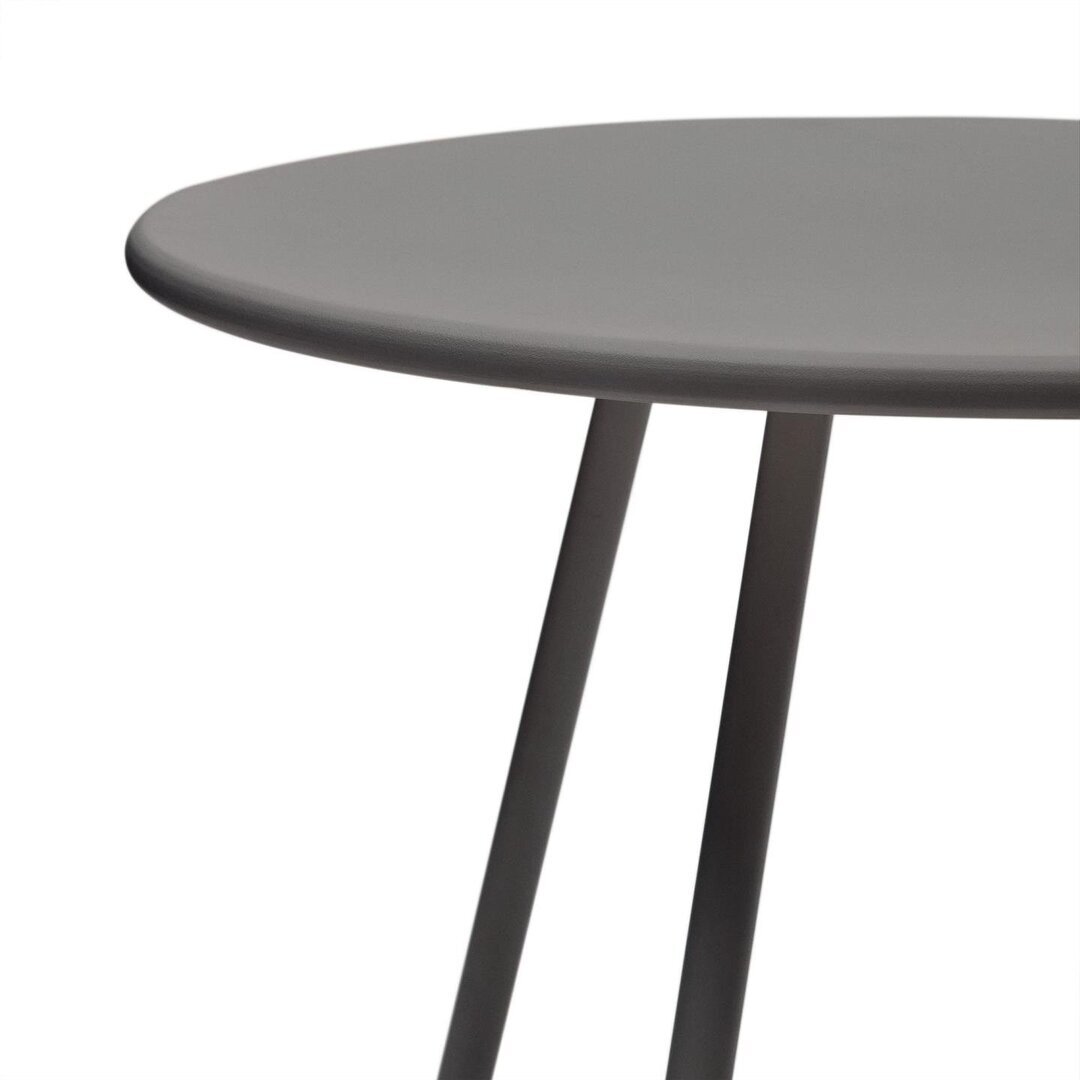 Kave Home MONTJOI - Gartentisch Ø 70 cm - Grau