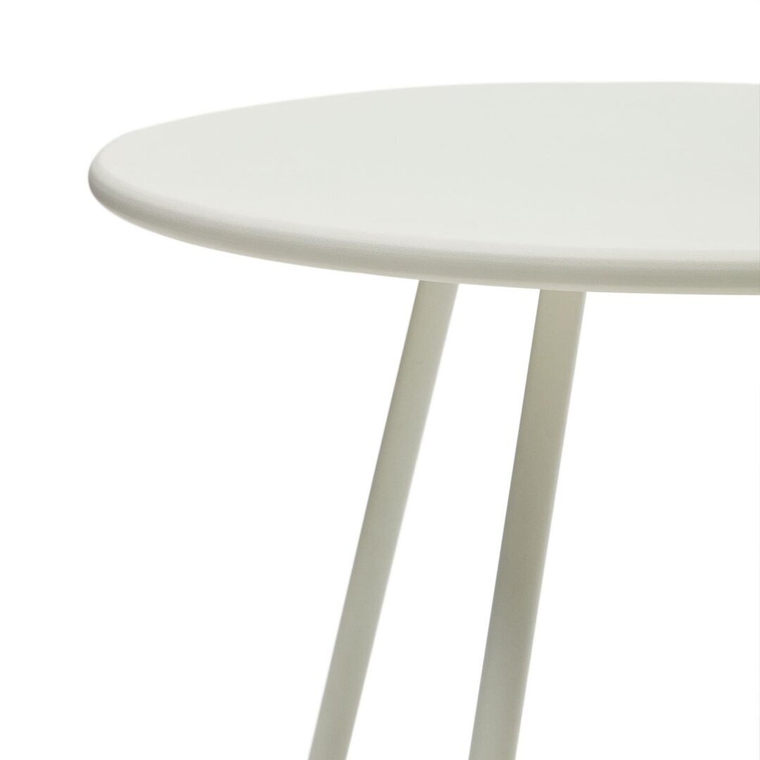 Kave Home MONTJOI - Gartentisch Ø 70 cm - Weiß