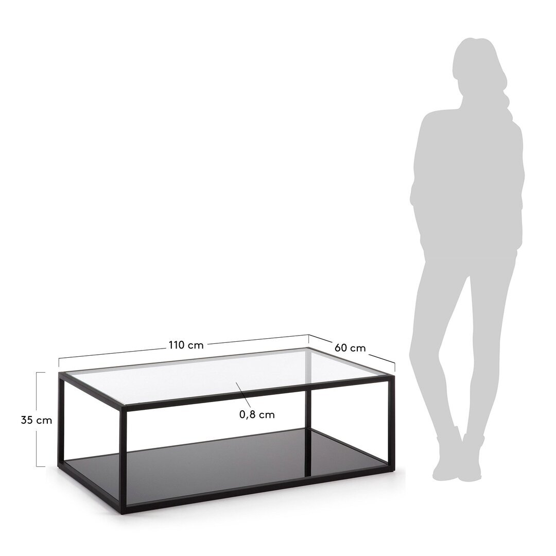 Kave Home BLACKHILL - Couchtisch -110