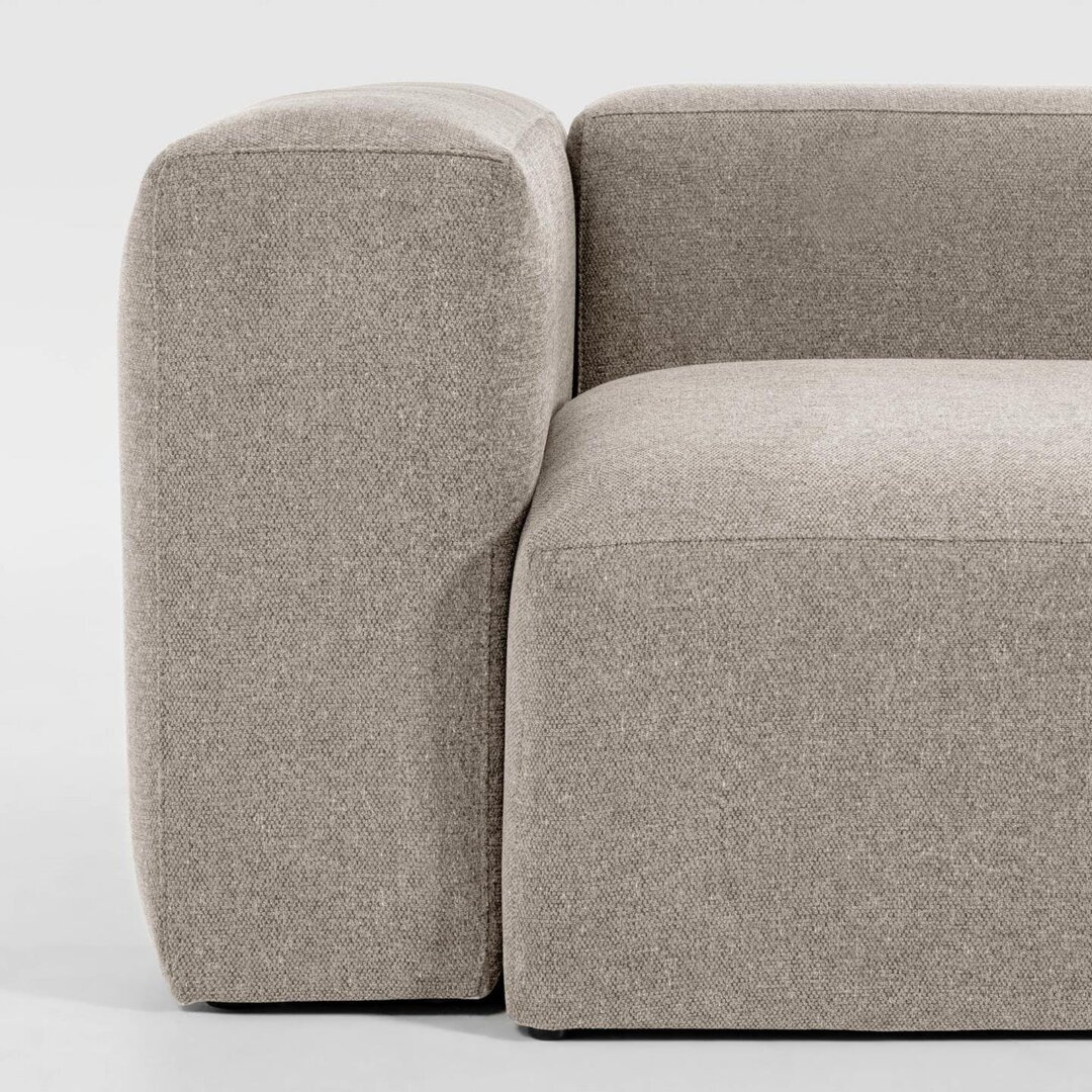 Kave Home BLOK - Ecksofa 3 Sitzer-Beige