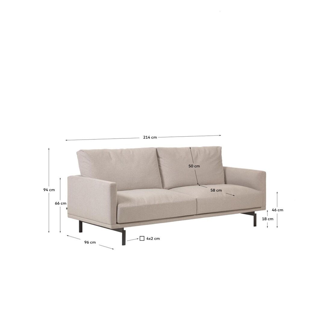 Kave Home GALENE - Sofa 3 Sitzer