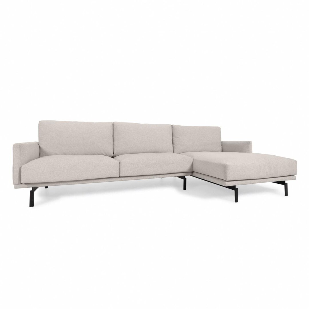 Kave Home GALENE - Sofa 4 Sitzer mit Chaiselongue - Rechts