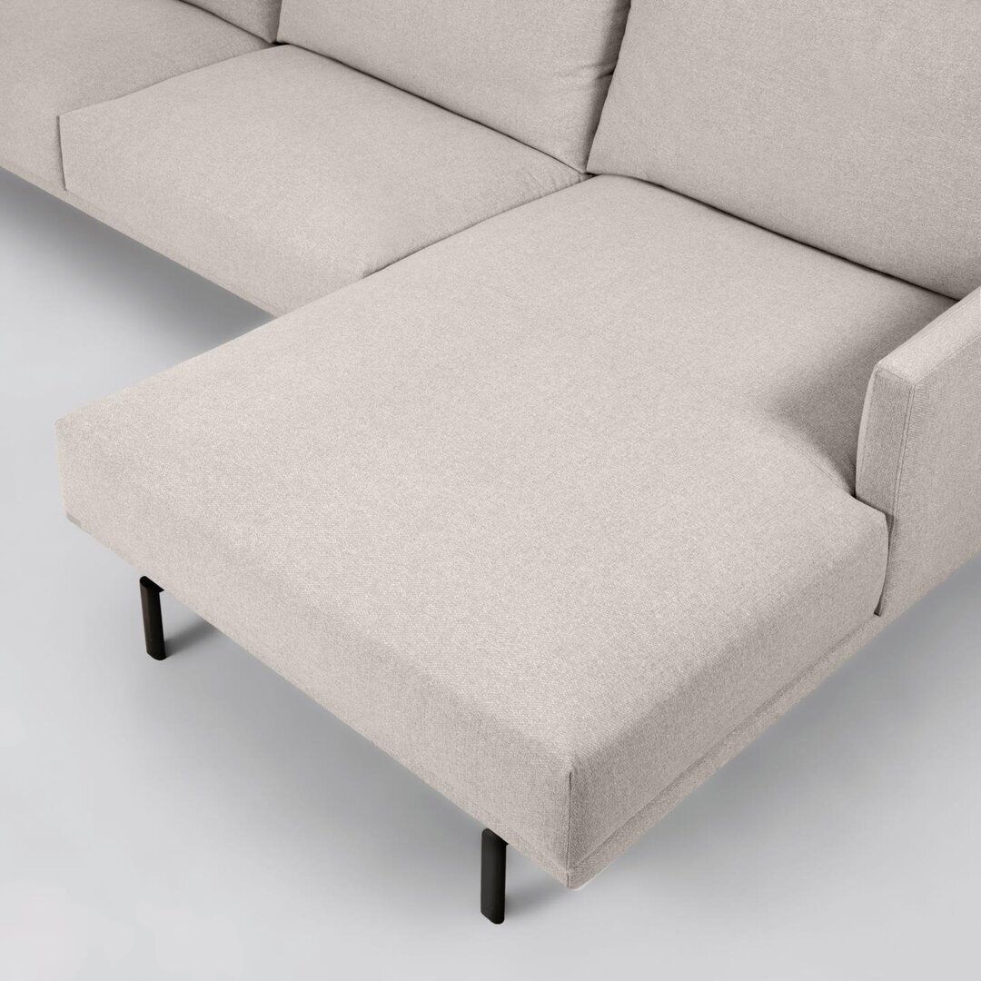 Kave Home GALENE - Sofa 4 Sitzer mit Chaiselongue - Rechts