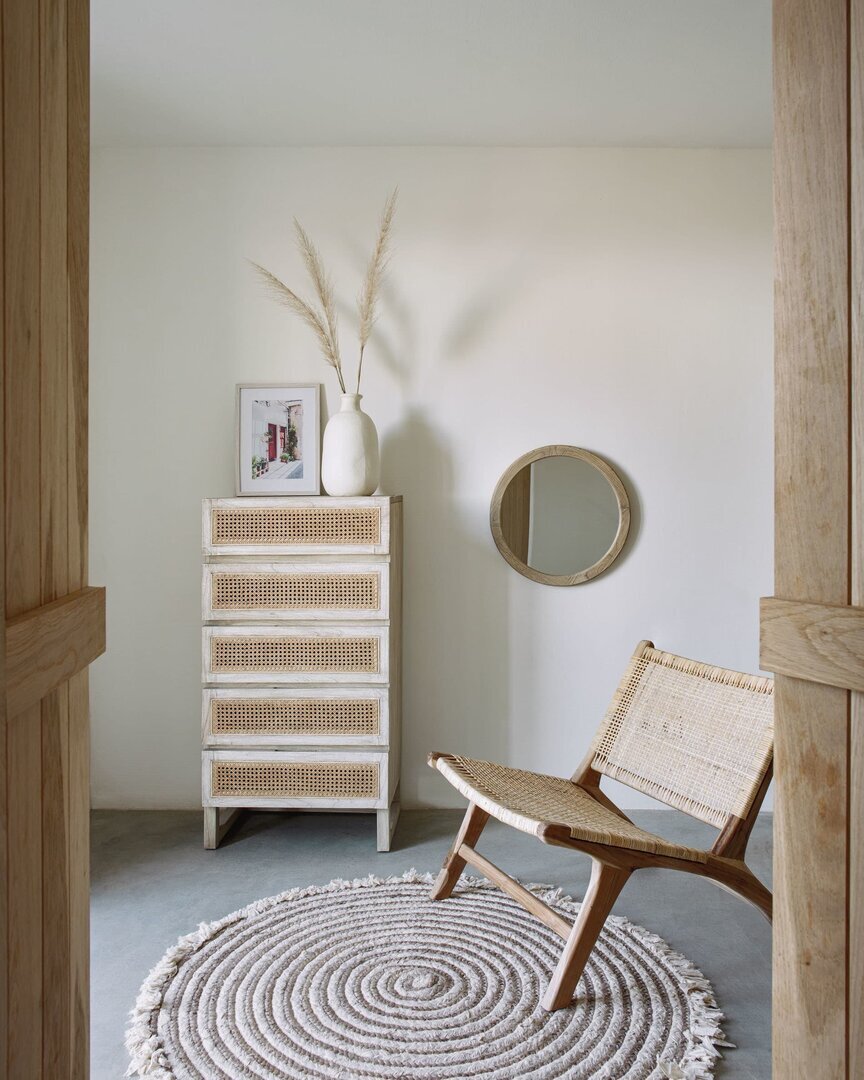 Kave Home BEIDA - Sessel Teakholz
