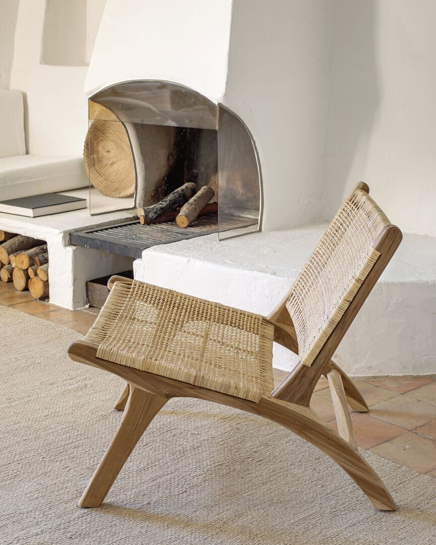 Kave Home BEIDA - Sessel Teakholz