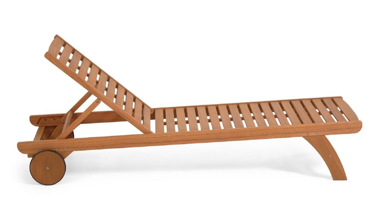 Kave Home BEILA - Sonnenliege Eukalyptusholz