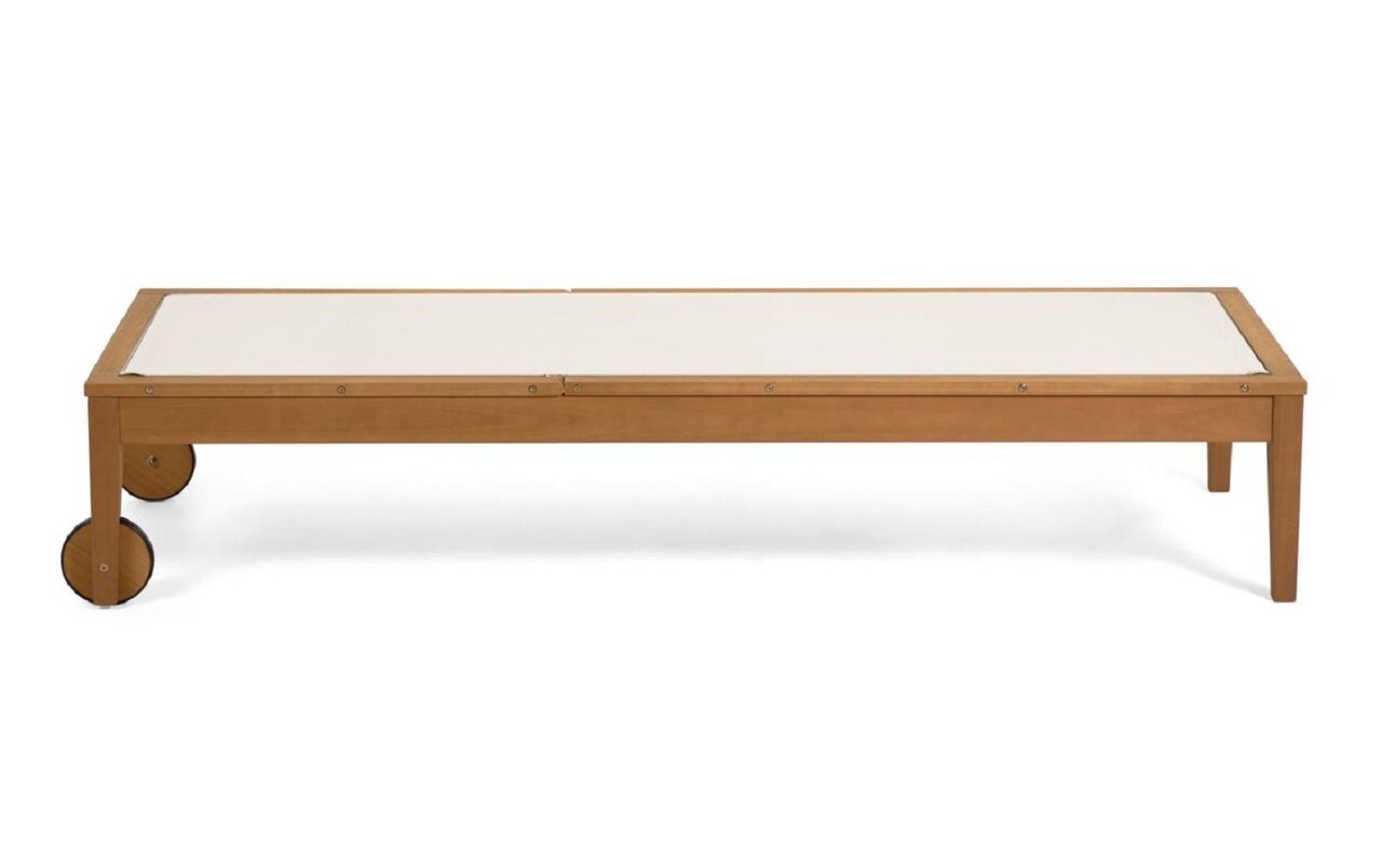 Kave Home CATERIN - Sonnenliege Eukalyptusholz - Beige