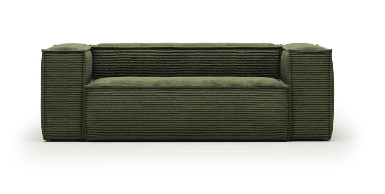 Kave Home BLOK - Sofa 2 Sitzer - Grün