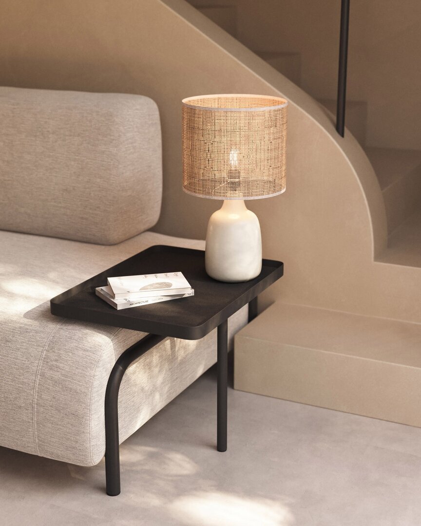 Kave Home COMPO - Sofa 3 Sitzer mit Tablett