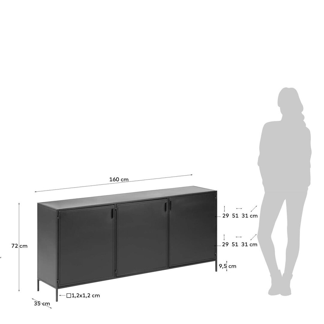 Kave Home SHANTAY - Sideboard 160 x 72 cm