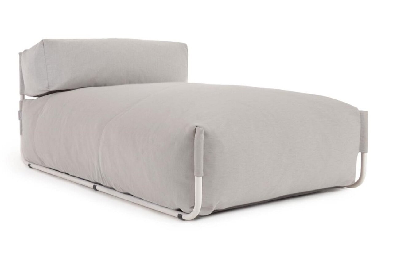 Kave Home SQUARE - Outdoor Modularsofa lang 165x101cm - Grau
