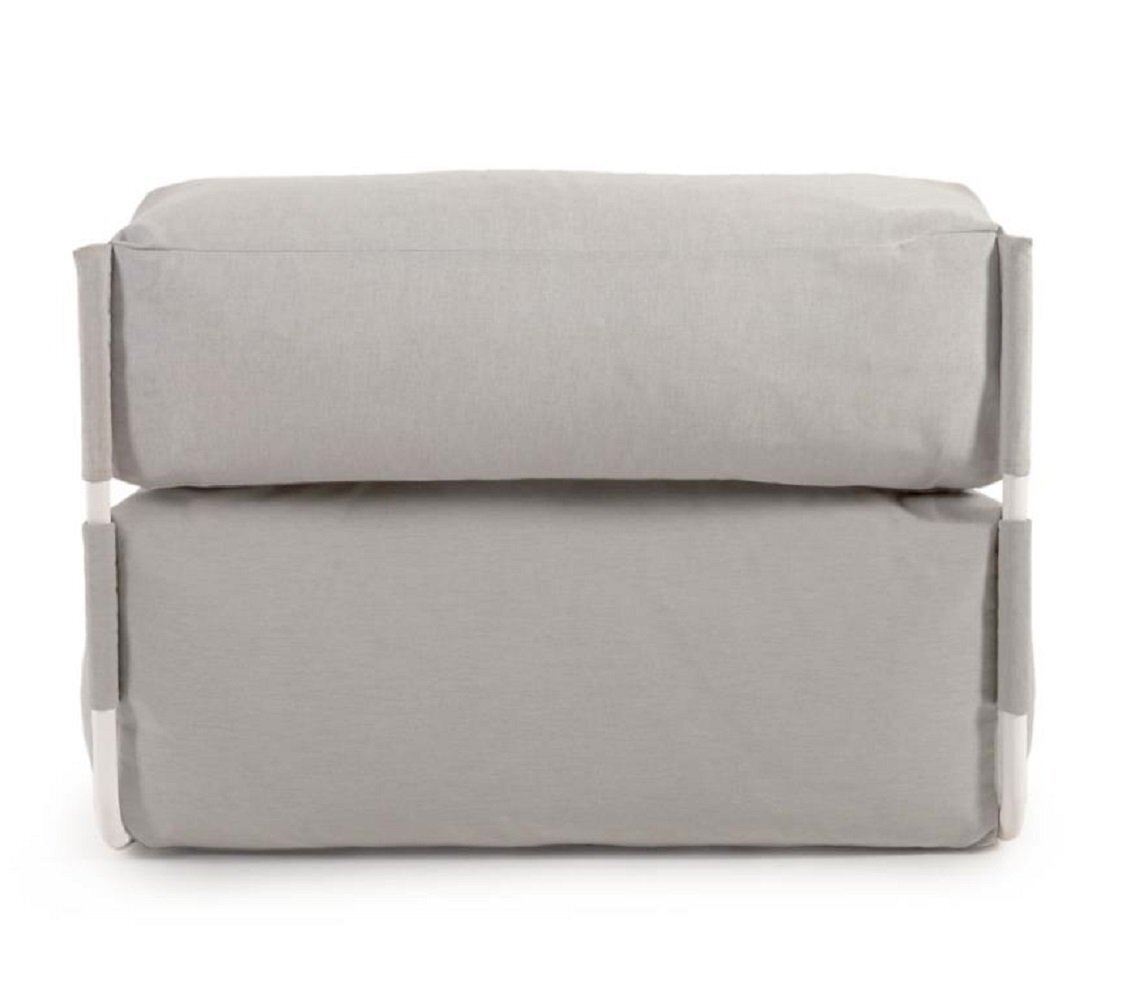 Kave Home SQUARE - Outdoor Modularsofa lang 165x101cm - Grau