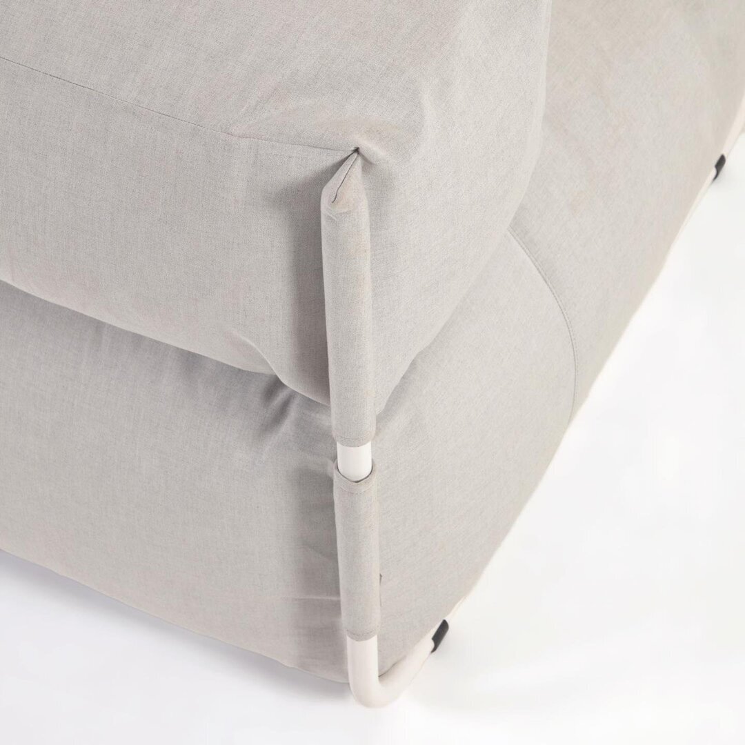 Kave Home SQUARE - Outdoor Modularsofa lang 165x101cm - Grau