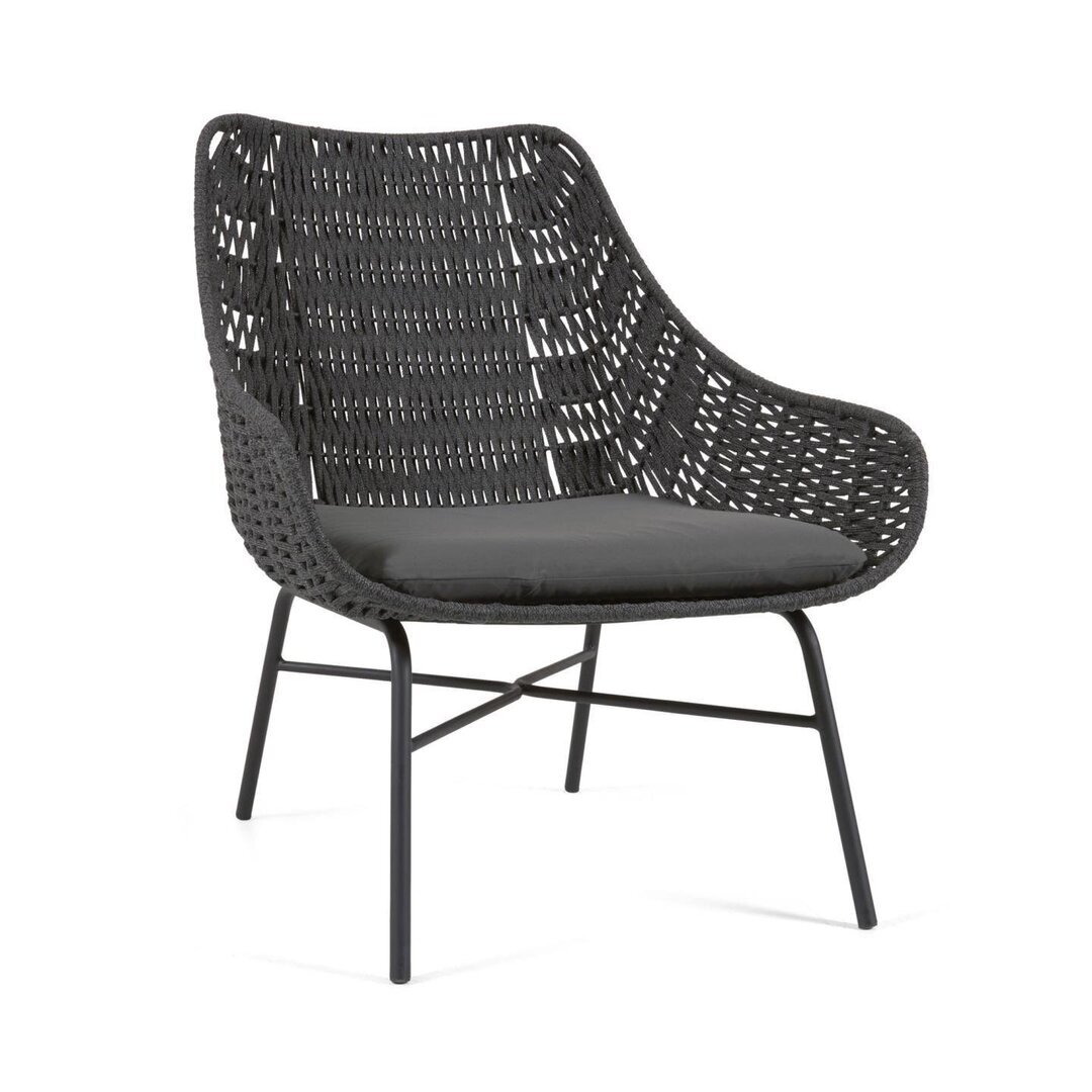 Kave Home ABELI - Sessel 4er Set - Preis pro Sessel - Schwarz