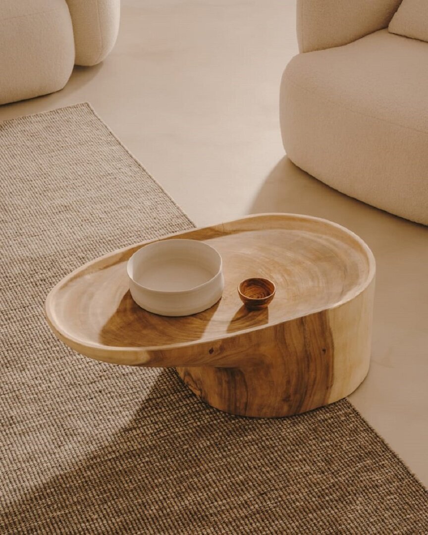 Kave Home MOSI - Couchtisch Ø 90 x 50 cm